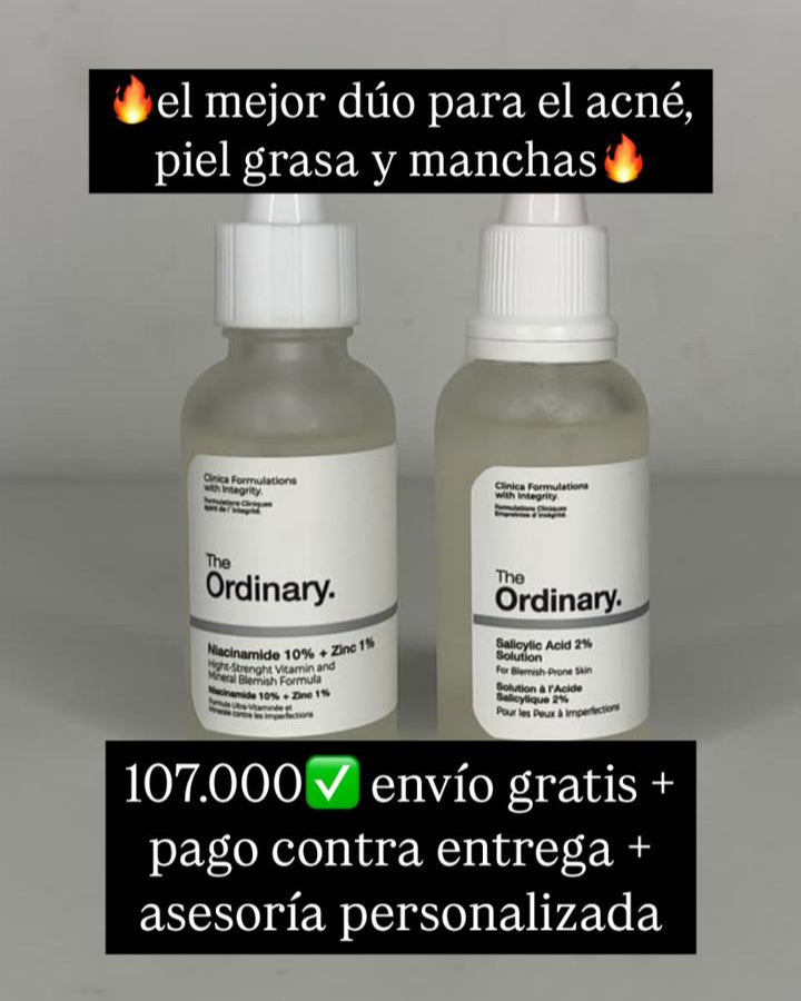 Niacinamida + Acido Salicilico The Ordinary