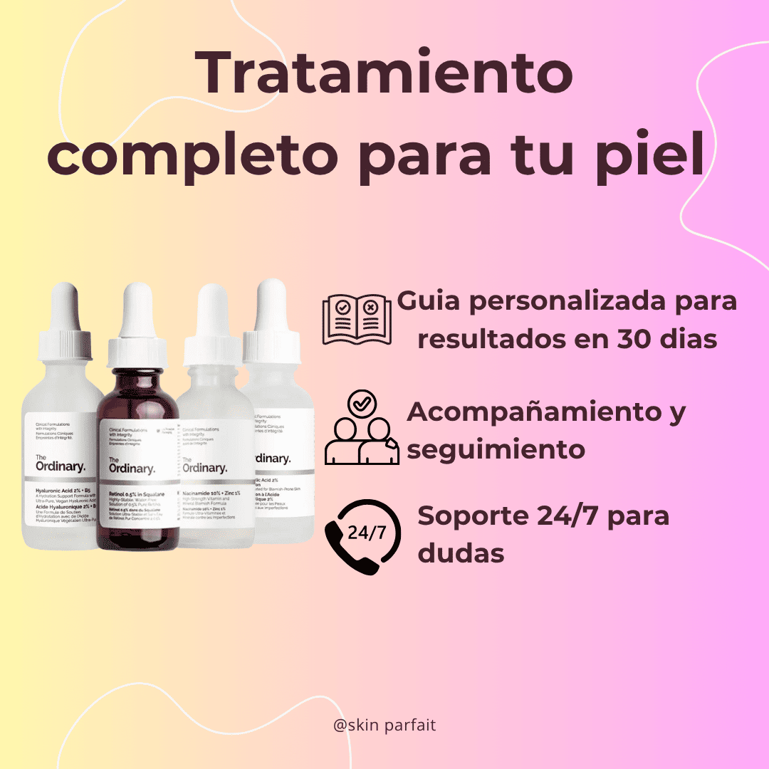 EL SUPER COMBO: Niacinamida + Retinol + A. Hialuronico + A. Salicilico The Ordinary