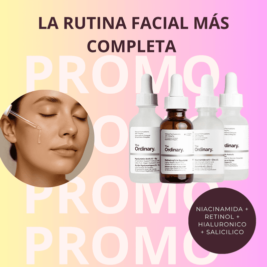 EL SUPER COMBO: Niacinamida + Retinol + A. Hialuronico + A. Salicilico The Ordinary